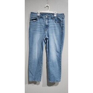 Old Navy O. G. Straight Secret Smooth Pocket Womens 14 Stretch Denim Blue Jeans